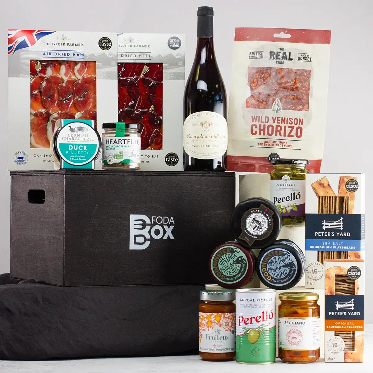 Red Wine, Cheese and Charcuterie Hamper